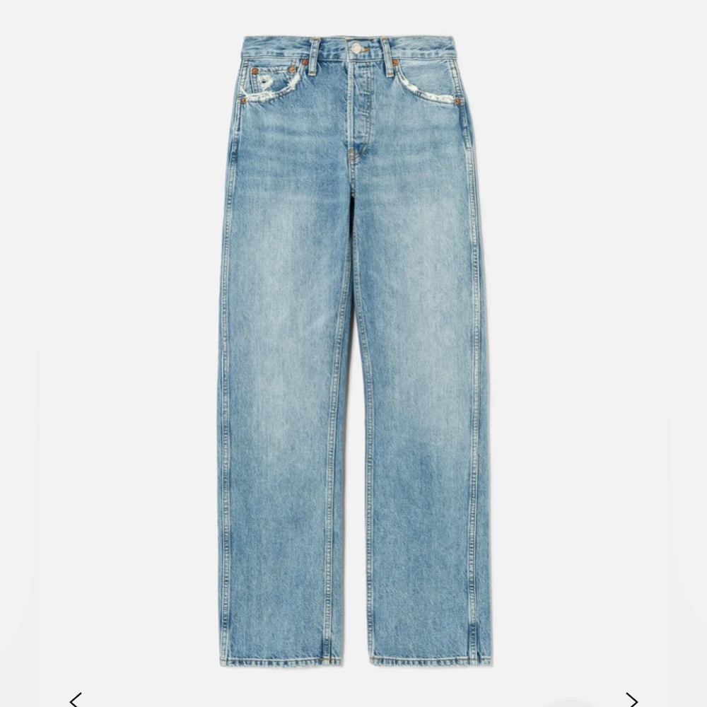 Re/Done 90s High Rise Loose Jeans, Size 25